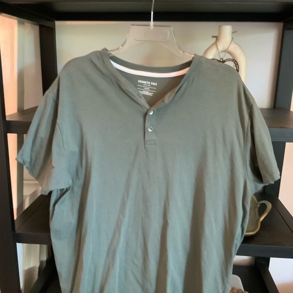 Kenneth Cole Green Short Sleeve Tee